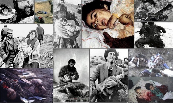 Schreckliche Bilder der französischen Fotografin - Chodschali Völkermord
